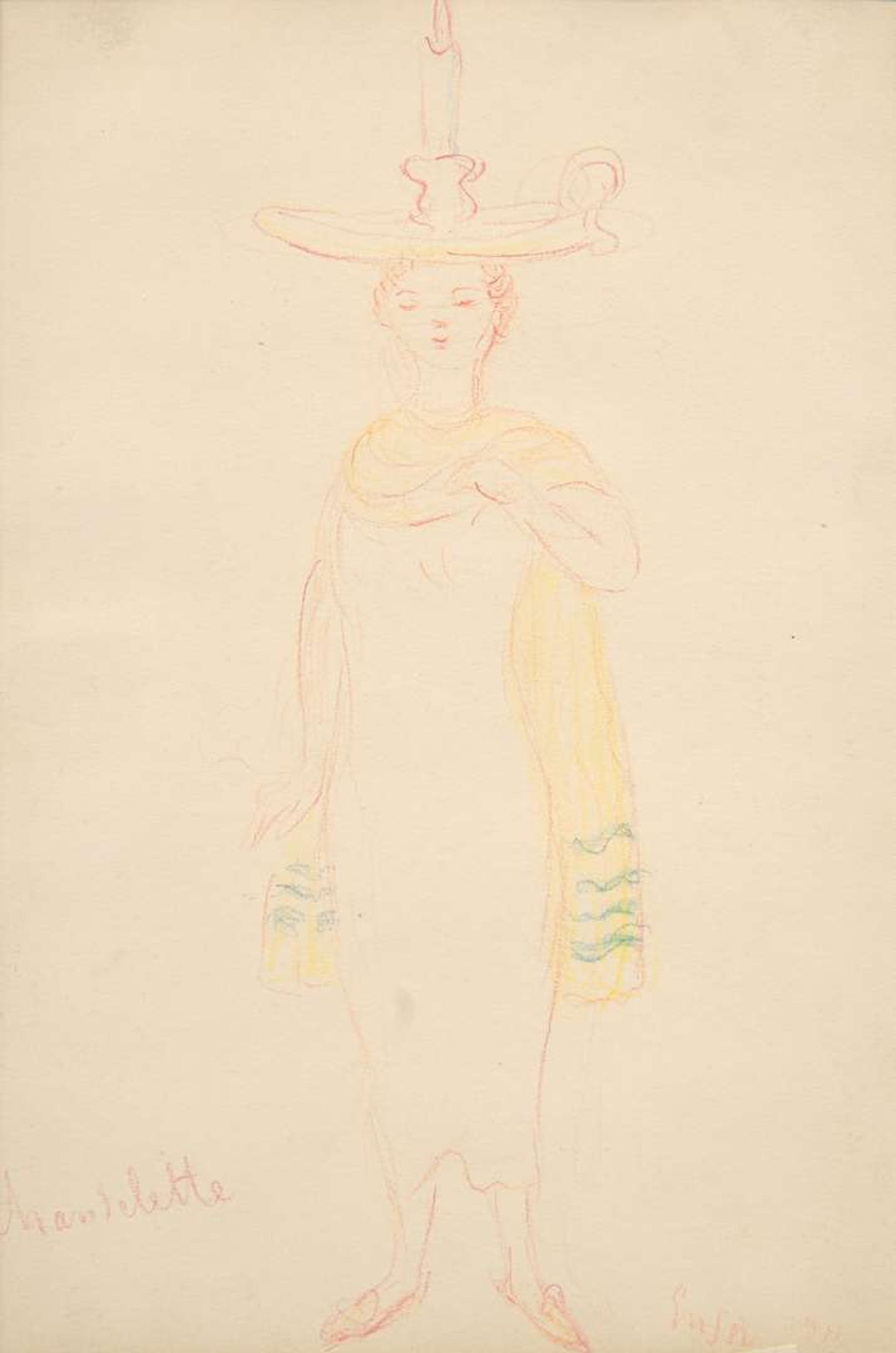 James Ensor (Belgian, 1860-1949) - Chandelette (La Gamme d'Amour)