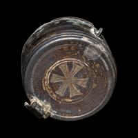 A Byzantine Gilt-Silver Lidded Pyxis