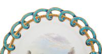 A Set of Six English Porcelain Dessert Plates