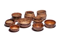 Nine Maya Painted Bowls