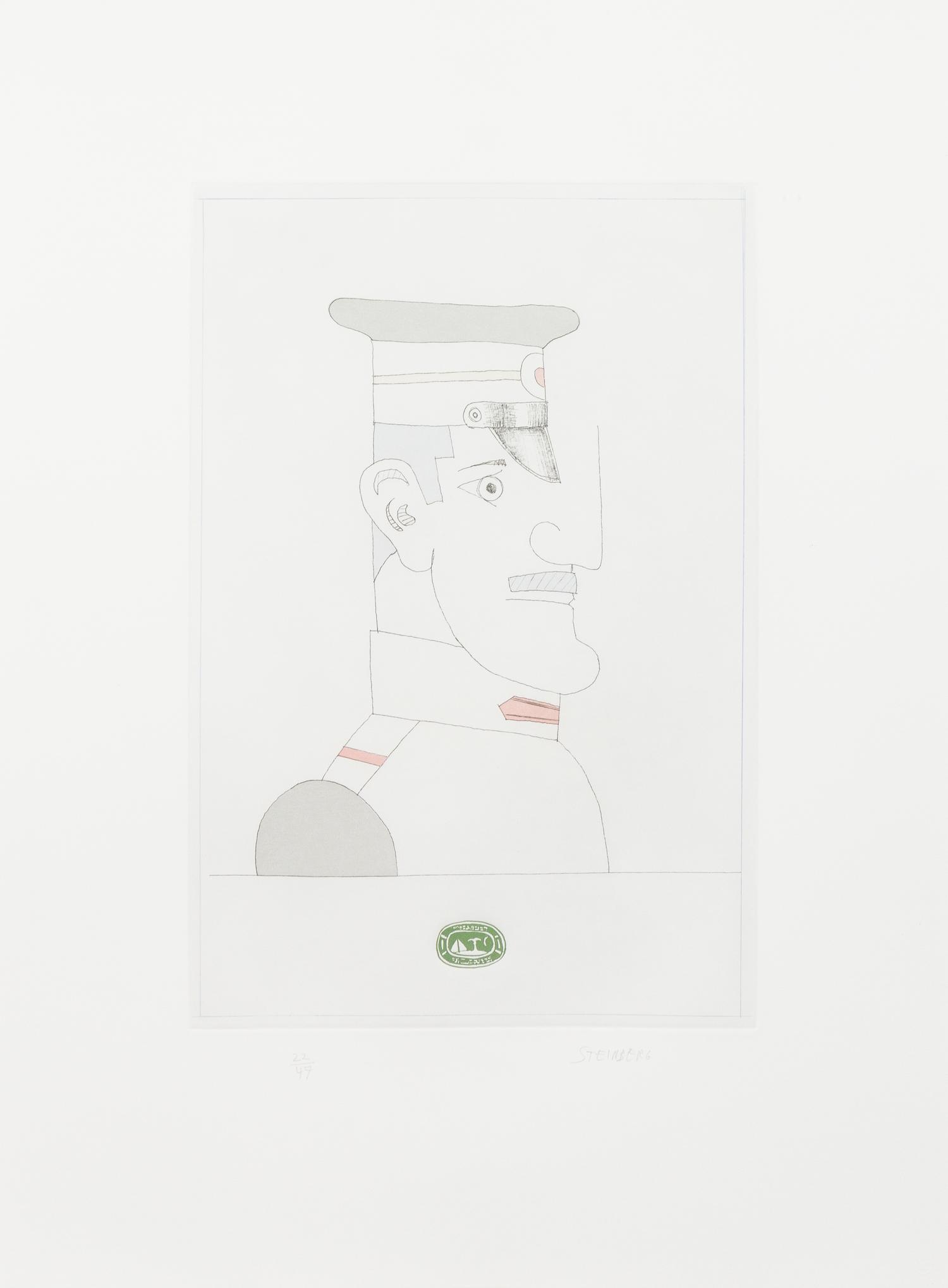 Saul Steinberg, (American, 1914-1999), Gogol I, Gogol II, and Gogol III, 1984 (group of 3)