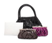 Nancy Gonzalez & Judith Leiber, Four Exotic Skin Bags