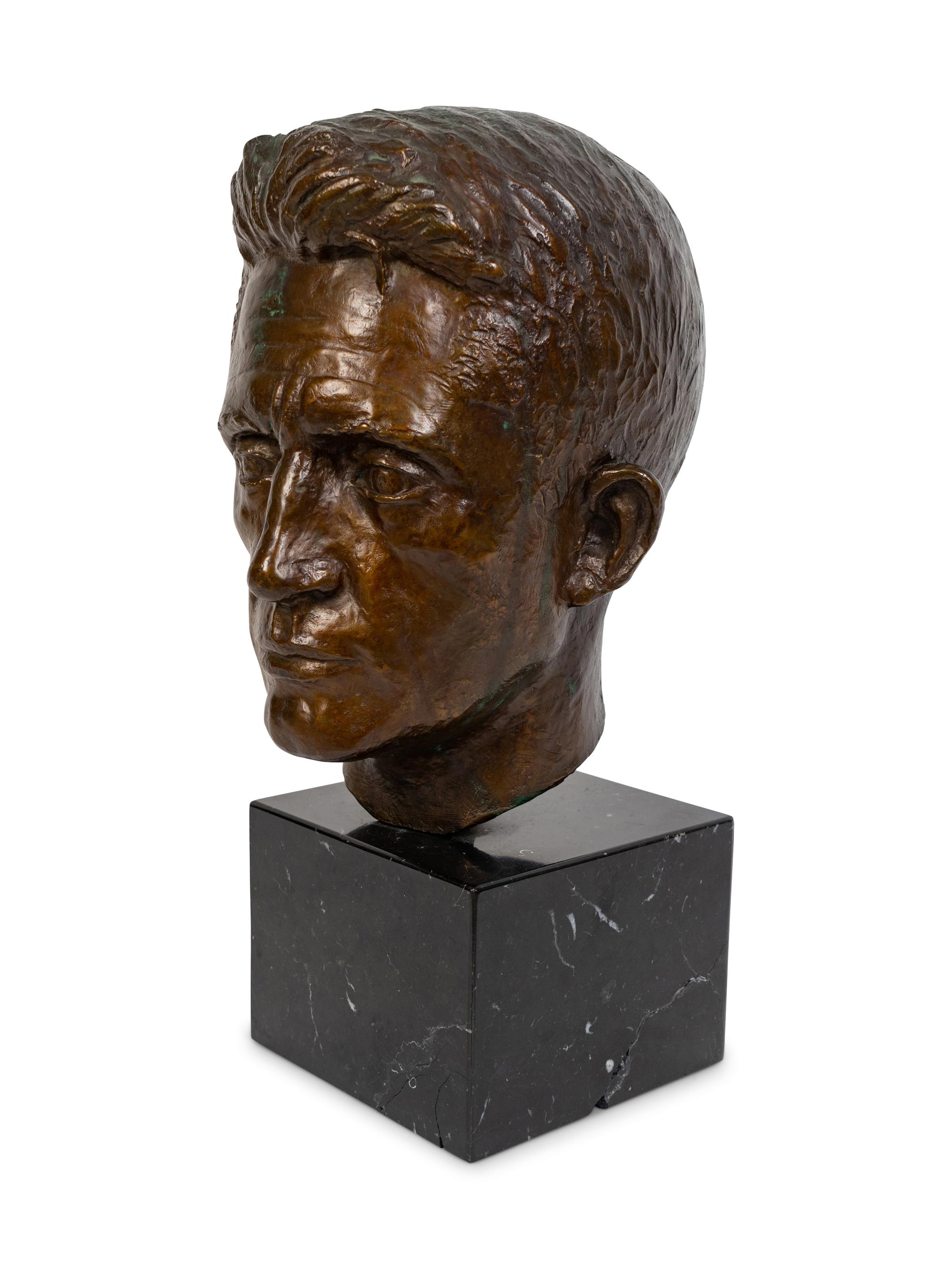 Bust of James Batcheller Sumner, Ph.D., 1946 Nobel Prize Winner — circa 1946-50