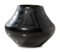 Blackware Pottery Jar 1923-1925