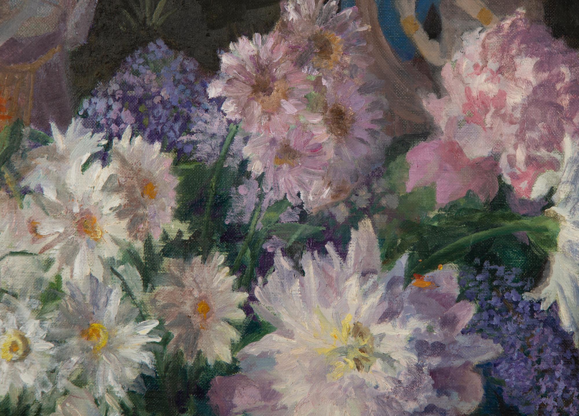Flowers Before an Indian Painting