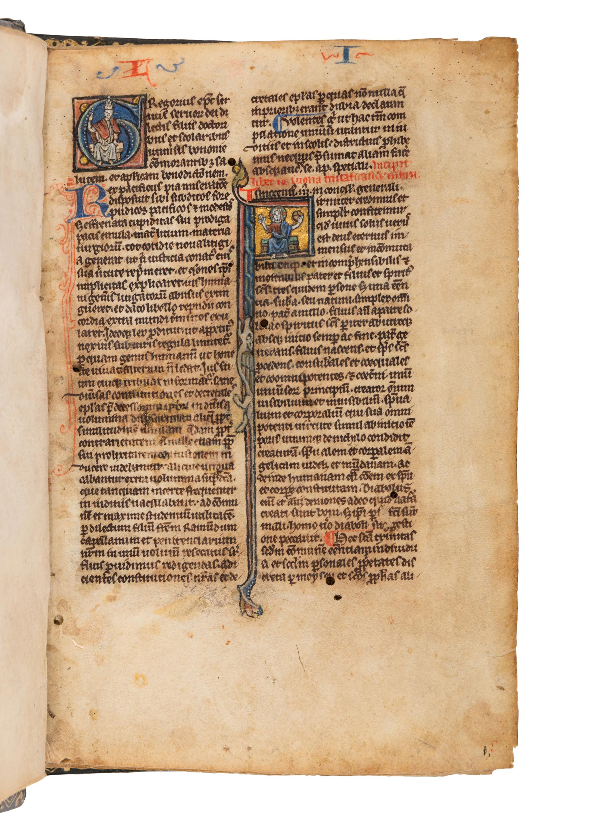 ANONYMOUS PARISIAN WORKSHOP Gregory IX, Decretals , books I-III, in Latin, illuminated manuscript on parchment [France, Paris (?), c. 1250-1275]