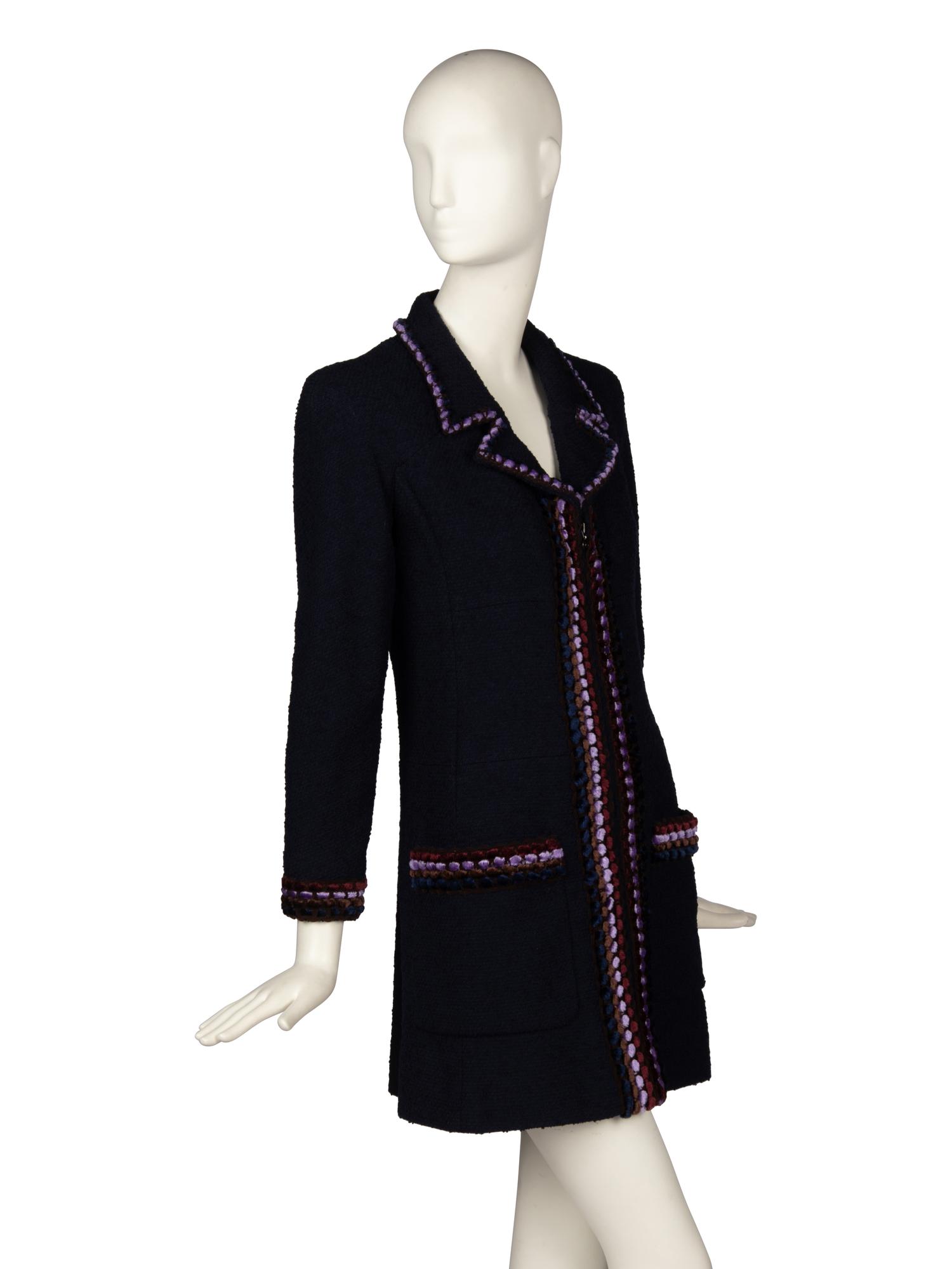 CHANEL, TWEED MINI COAT DRESS