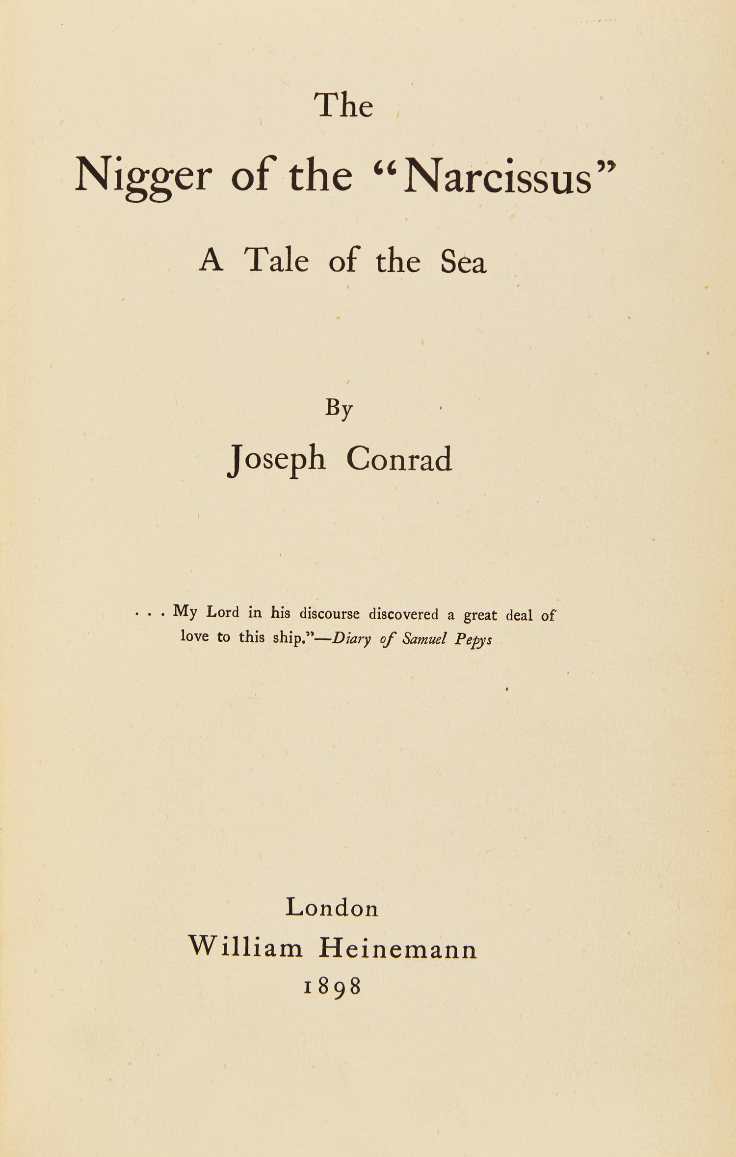 [Literature] Conrad, Joseph. Group of 3 Titles