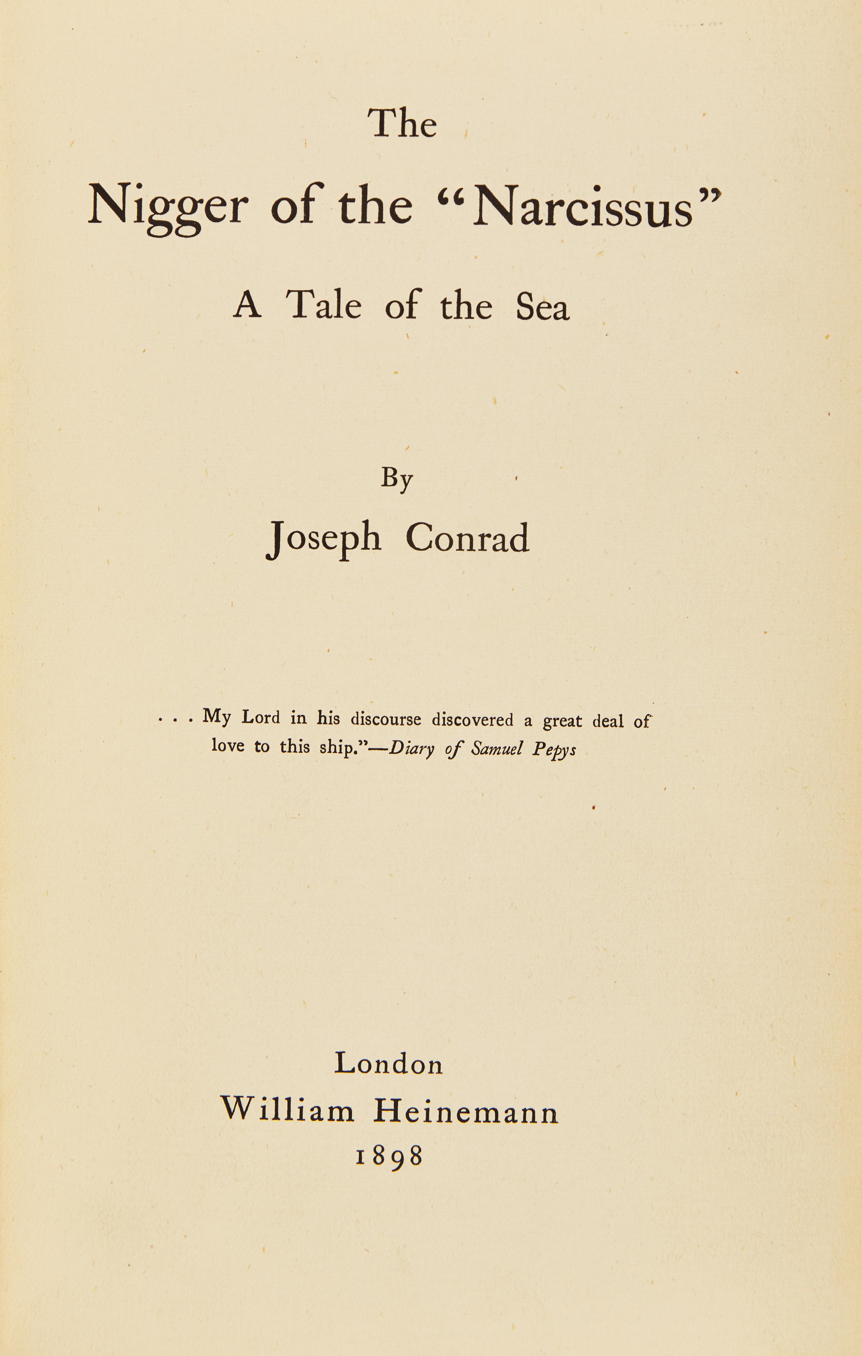 [Literature] Conrad, Joseph. Group of 3 Titles