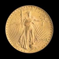 A United States 1913 St. Gaudens $20 Gold Coin