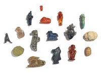 Sixteen Egyptian Amulets