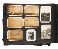 [WORLD WARS]. Archive featuring WWI photo album with scarce photographs from the Russian front.