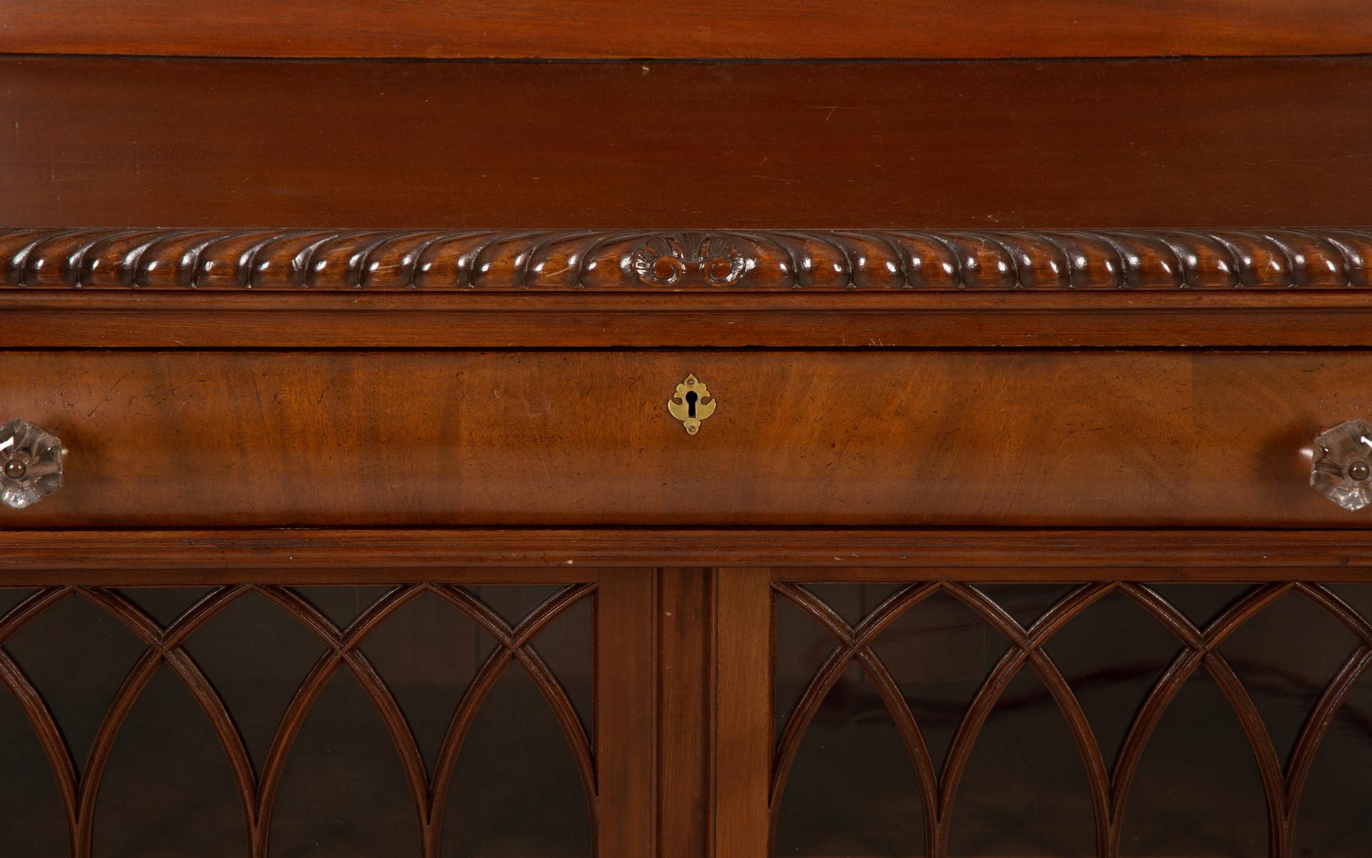 A Victorian Mahogany Sideboard