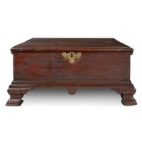 Chippendale walnut bible box Pennsylvania, circa 1770
