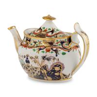 A Spode Imari Palette Porcelain Teapot
