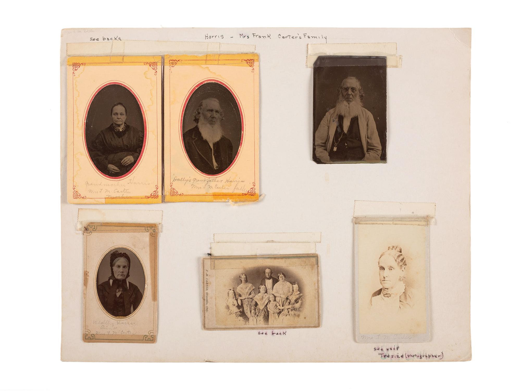 [CIVIL WAR]. Archive of photographs and ephemera related to Civil War photographer F.M. Carter, including: