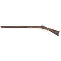C. Curry Retailer Marked Leman Heavy Barrel Percussion Rifle
