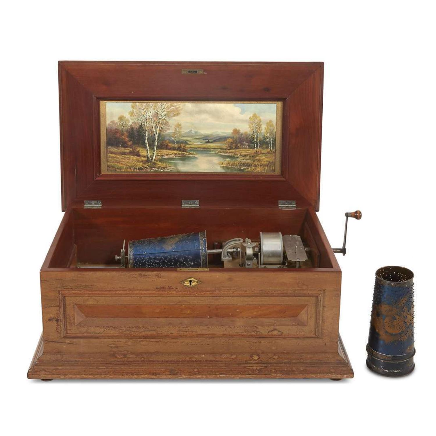 Capital Cuff Model C music box F. G. Otto & Sons, Jersey City, NJ, circa 1895