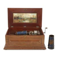 Capital Cuff Model C music box F. G. Otto & Sons, Jersey City, NJ, circa 1895