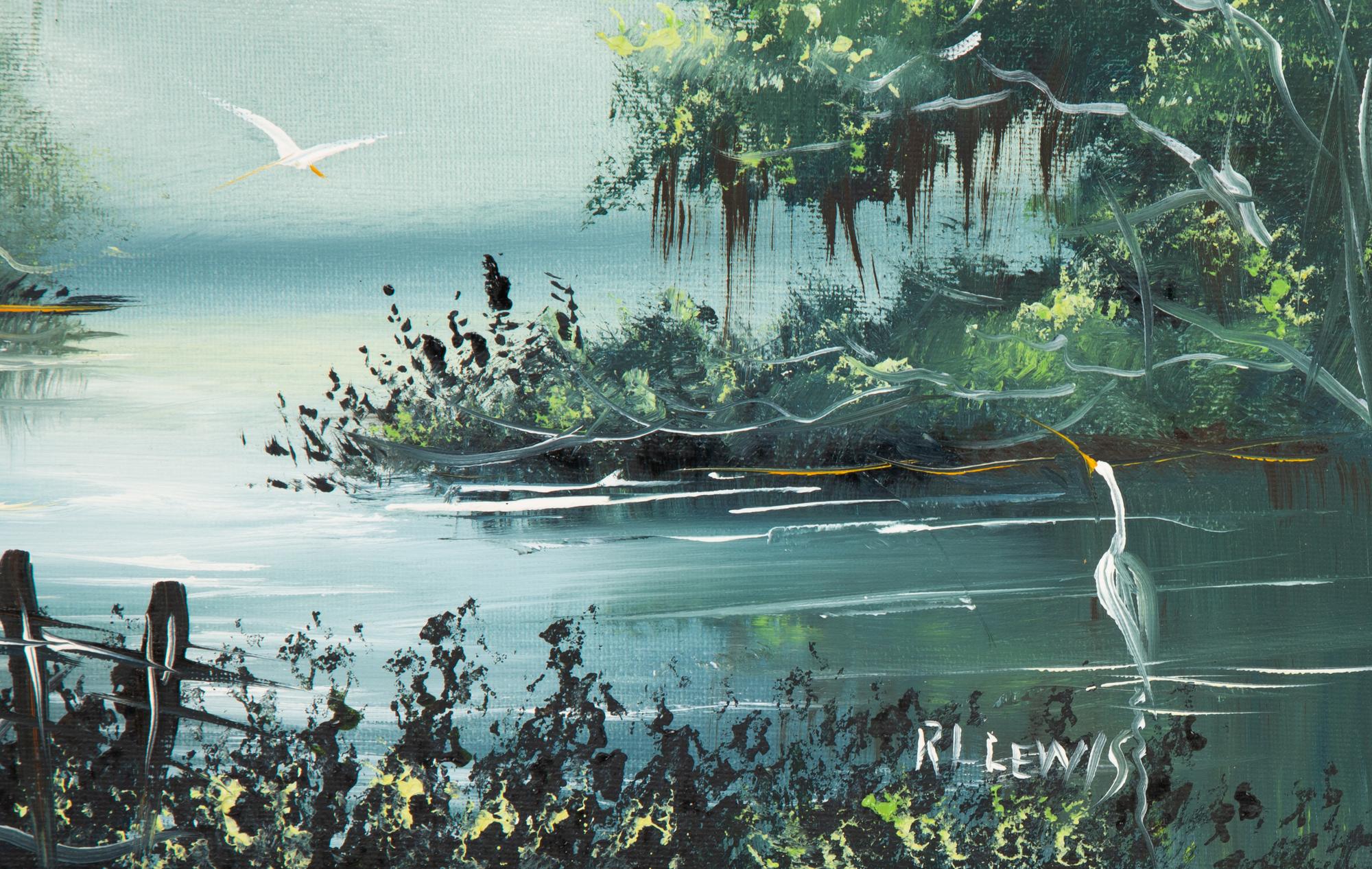 Florida Highwayman - View with White Heron