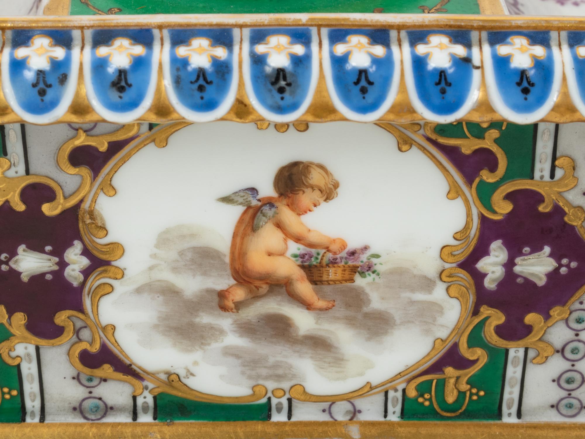 A French Porcelain Encrier