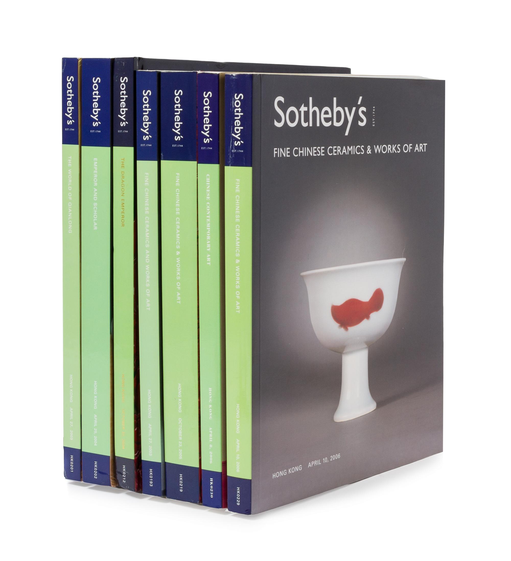 A Collection of 27 Sotheby's Auction Catalogues