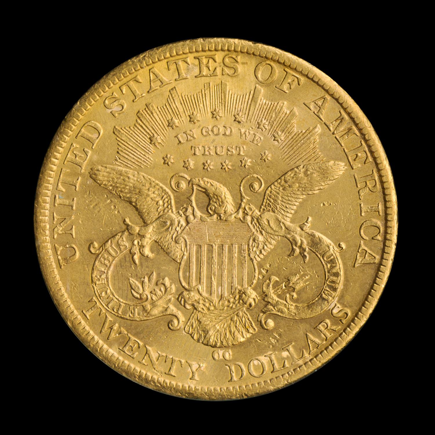 A United States 1884-CC Liberty Head $20 Gold Coin