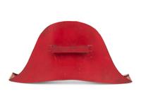 A Painted Tôle Bicorne Hat