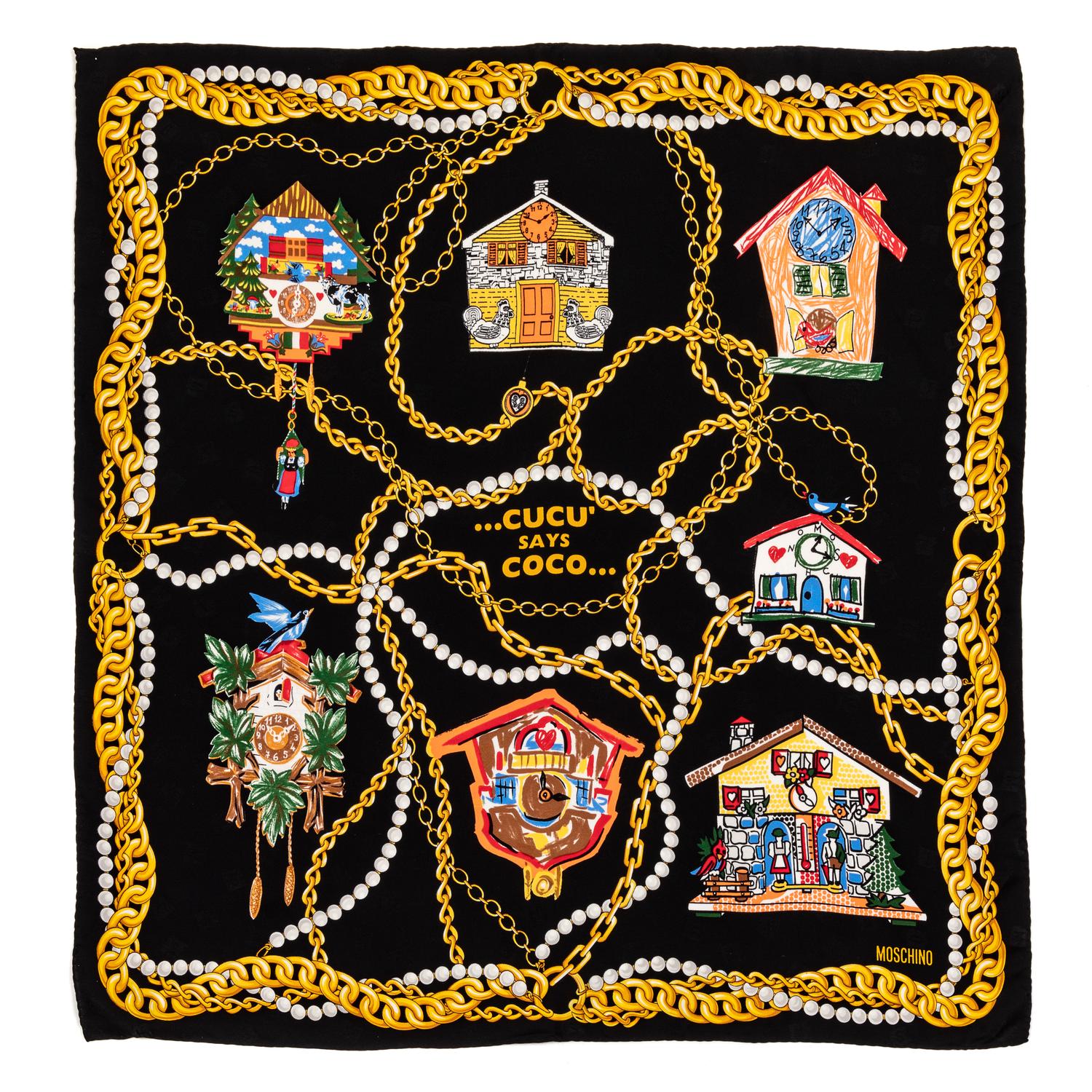 Moschino Scarf, 1980-90s