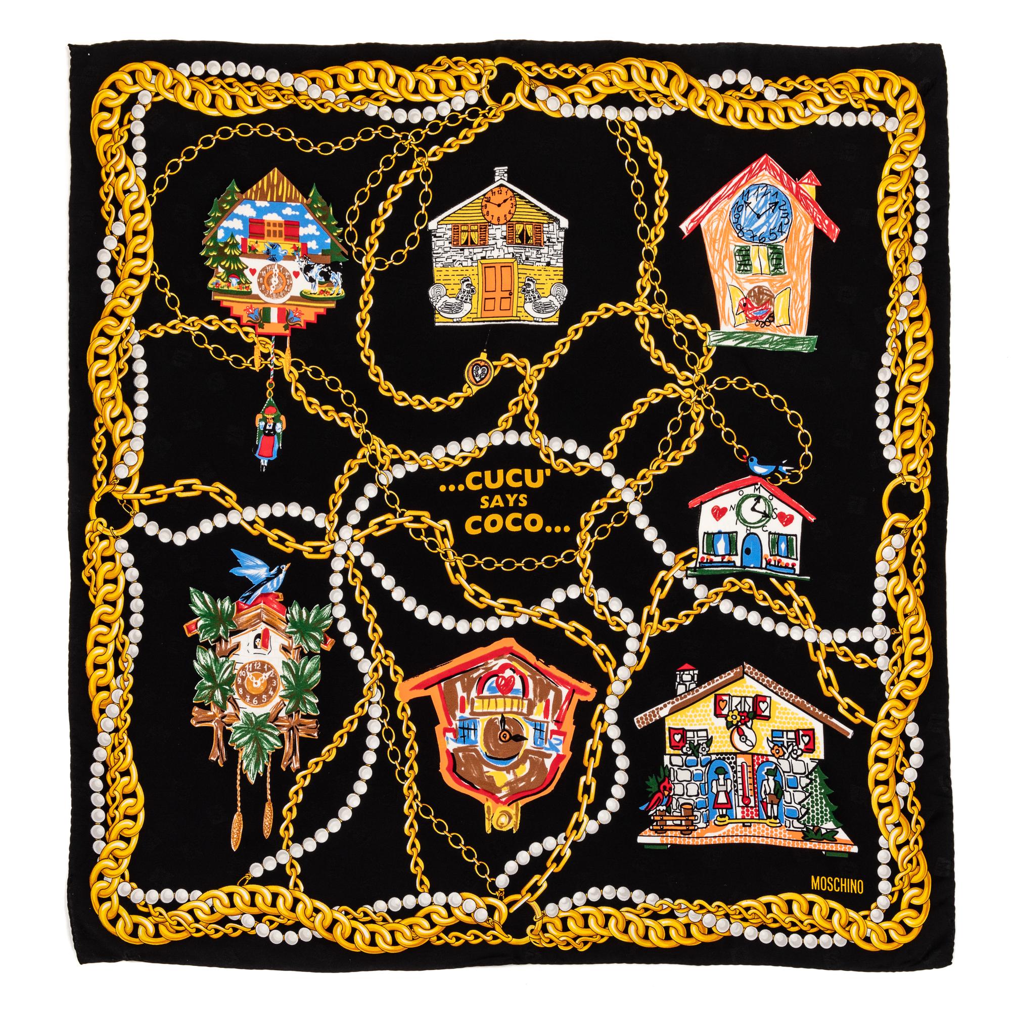 Moschino Scarf, 1980-90s