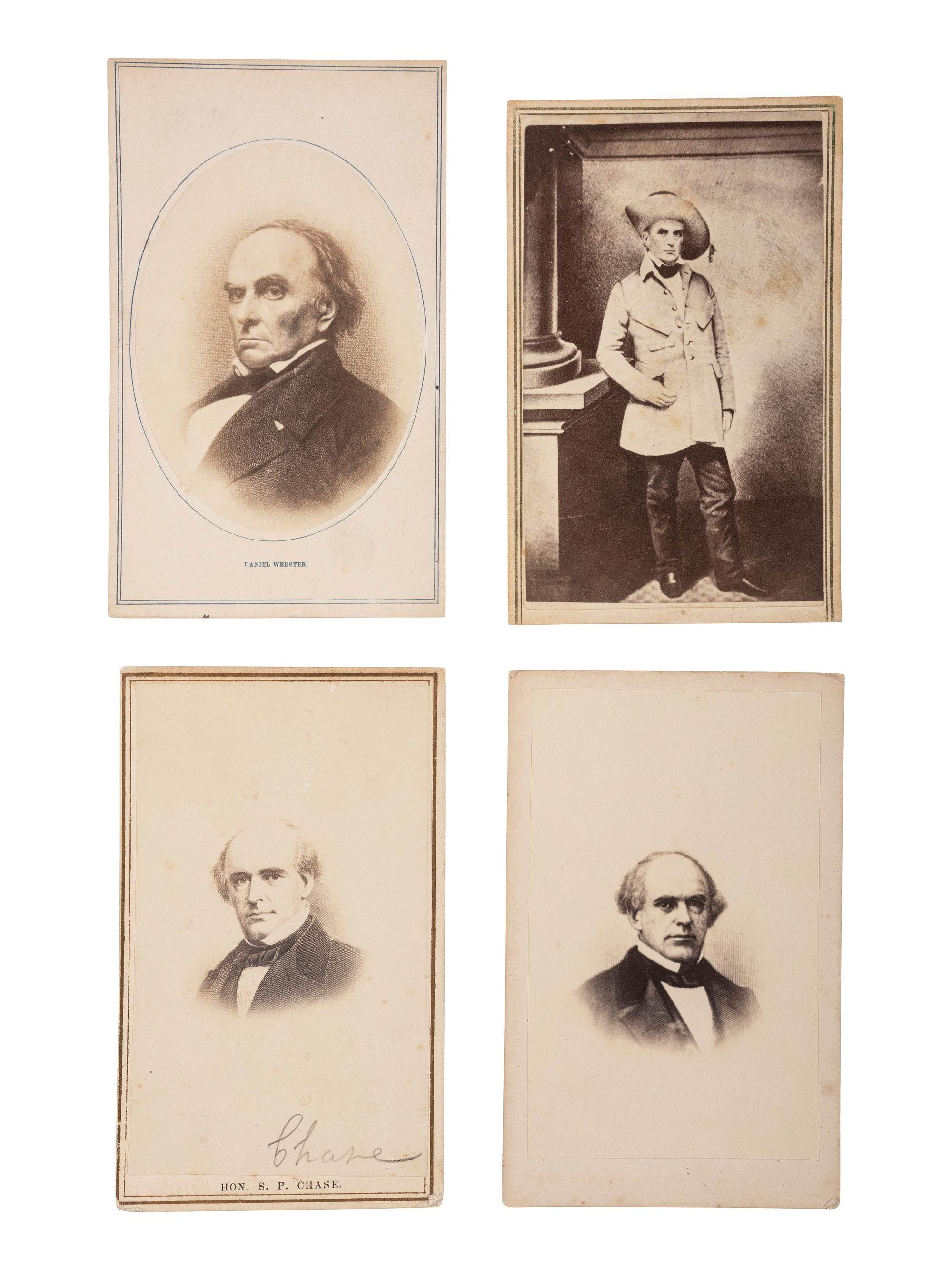 [CIVIL WAR]. 20 CDVs featuring antebellum & war-era politicians and statesmen, including: