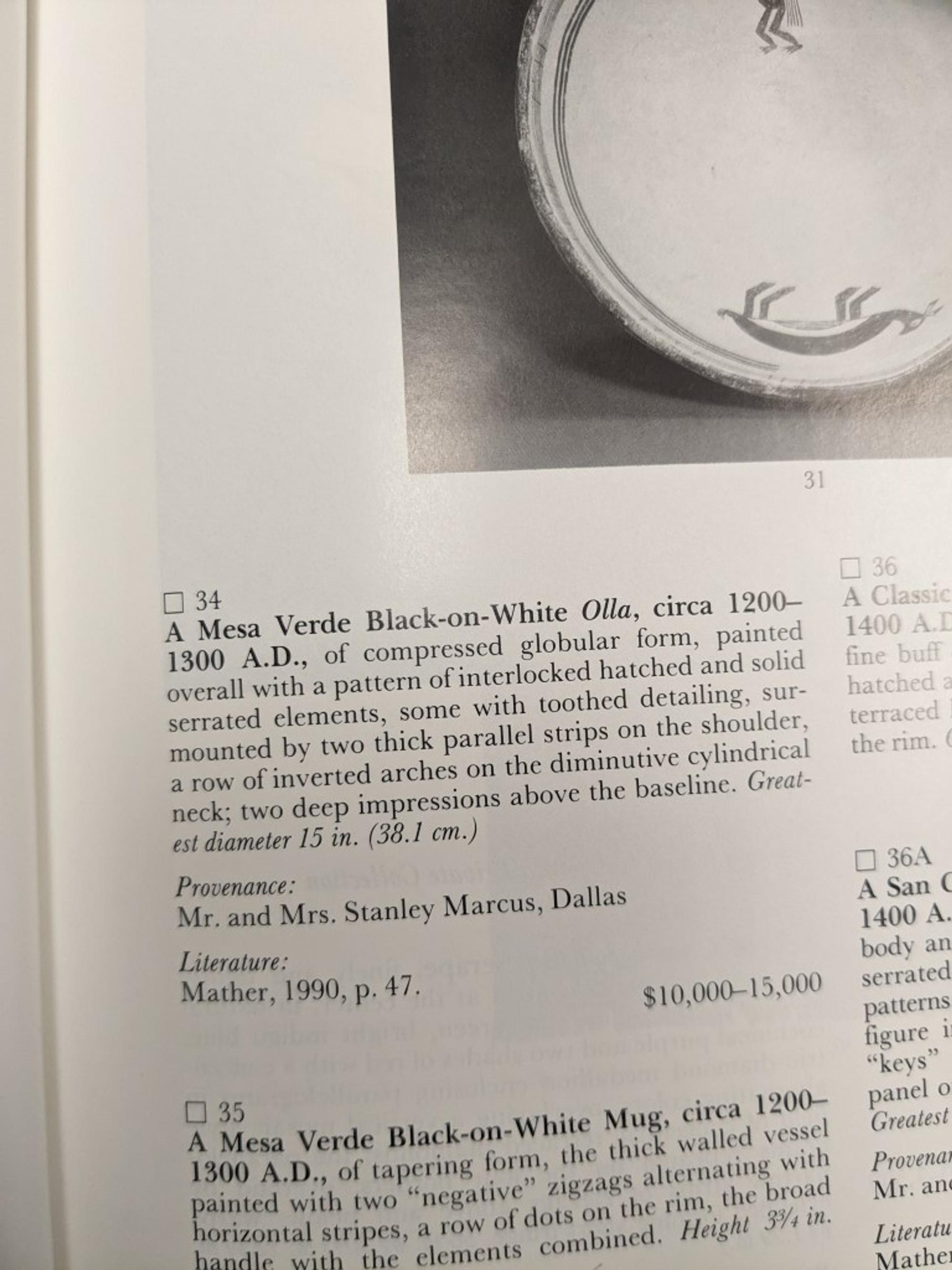 Ancestral Pueblo, Tularosa Pottery Olla
