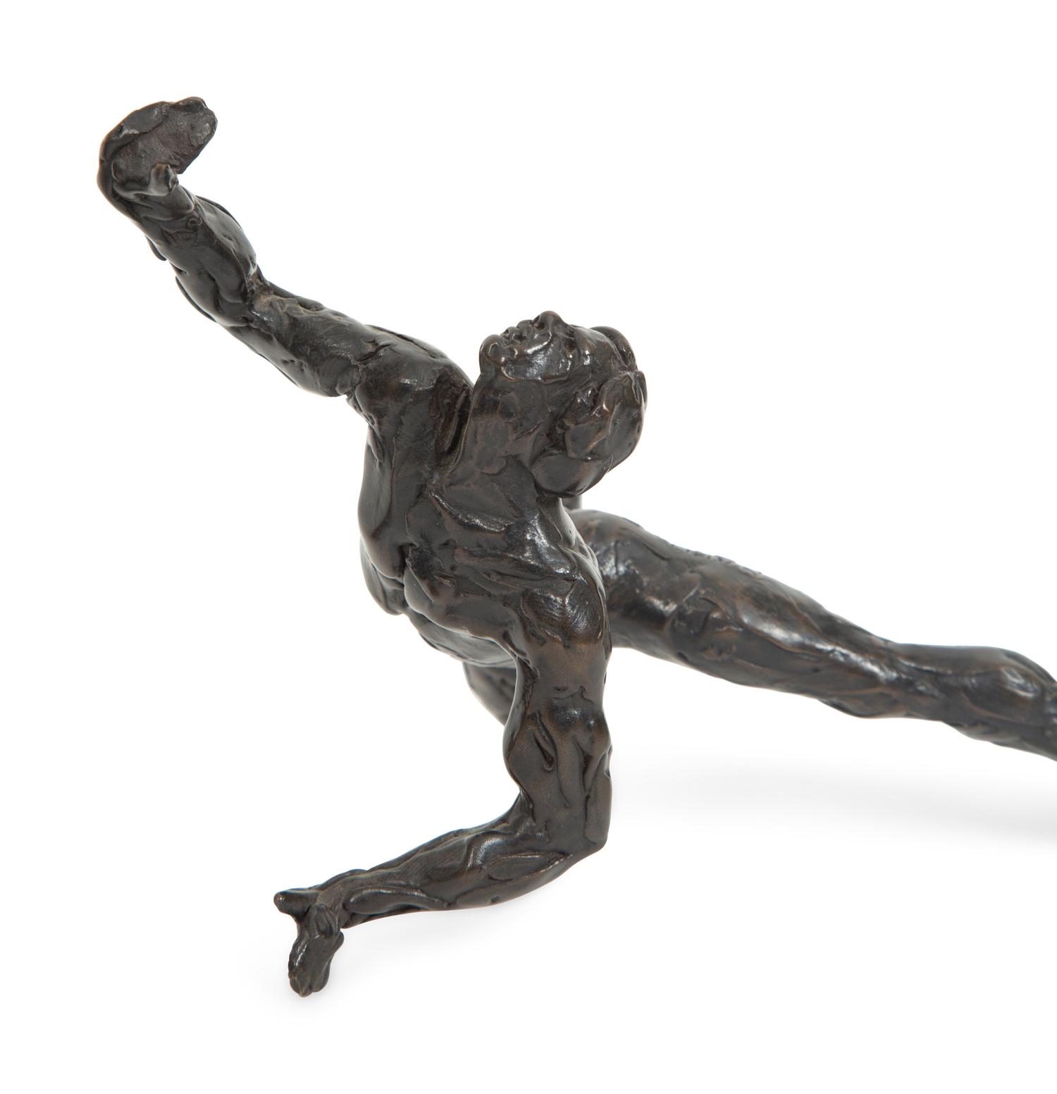 A Pair of Grand Tour Bronze Figures cast by F. Barbedienne
