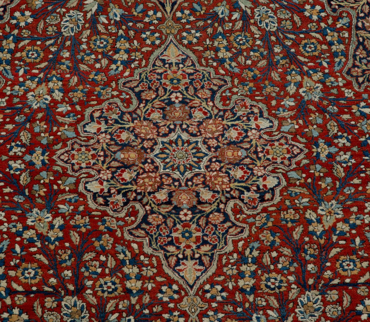 A Mohtasham Kashan Wool Rug