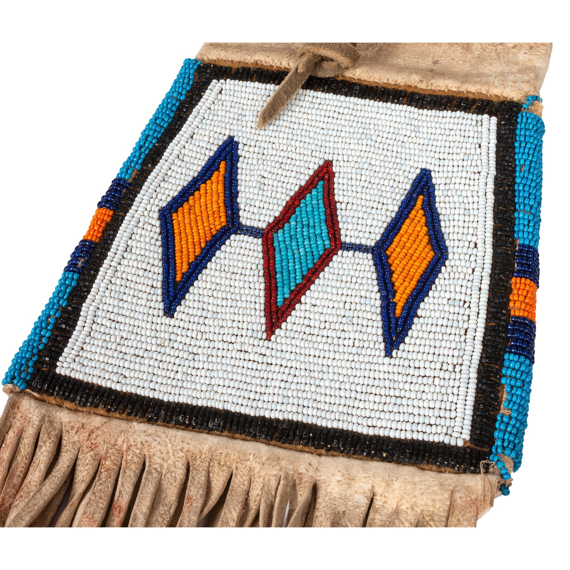 Blackfeet Beaded Tobacco Bag