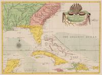 Mark Catesby's ' Map of Carolina, Florida and the Bahama Islands with Adjacent Parts'