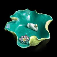 A Chinese Famille Rose Porcelain ‘Duck and Lotus’ Brush Washer, Qing Dynasty 清 粉彩鳧游蓮塘洗