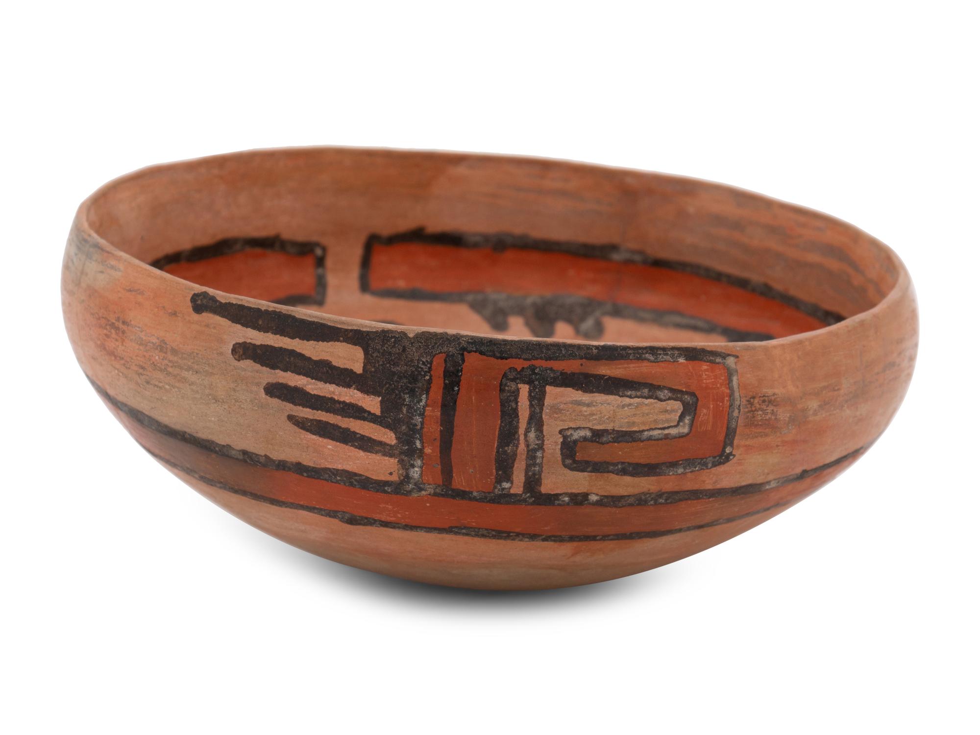 Espinosa Glaze Polychrome Pottery Bowl