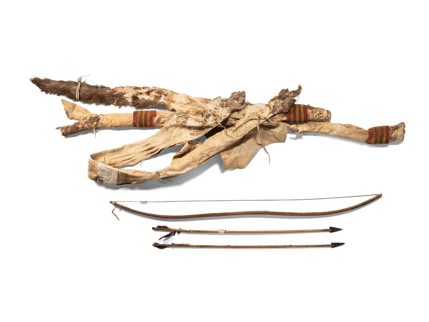 Southern Cheyenne Mountain Lion Bowcase and Quiver