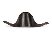 A French Tole Peint Model of a Bicorne Hat