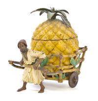 An Austrian Cold Painted Bronze Figural Group, Length 7 inches.