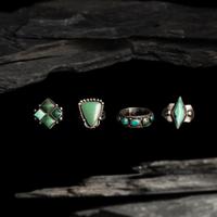 Navajo Silver and Turquoise Rings
