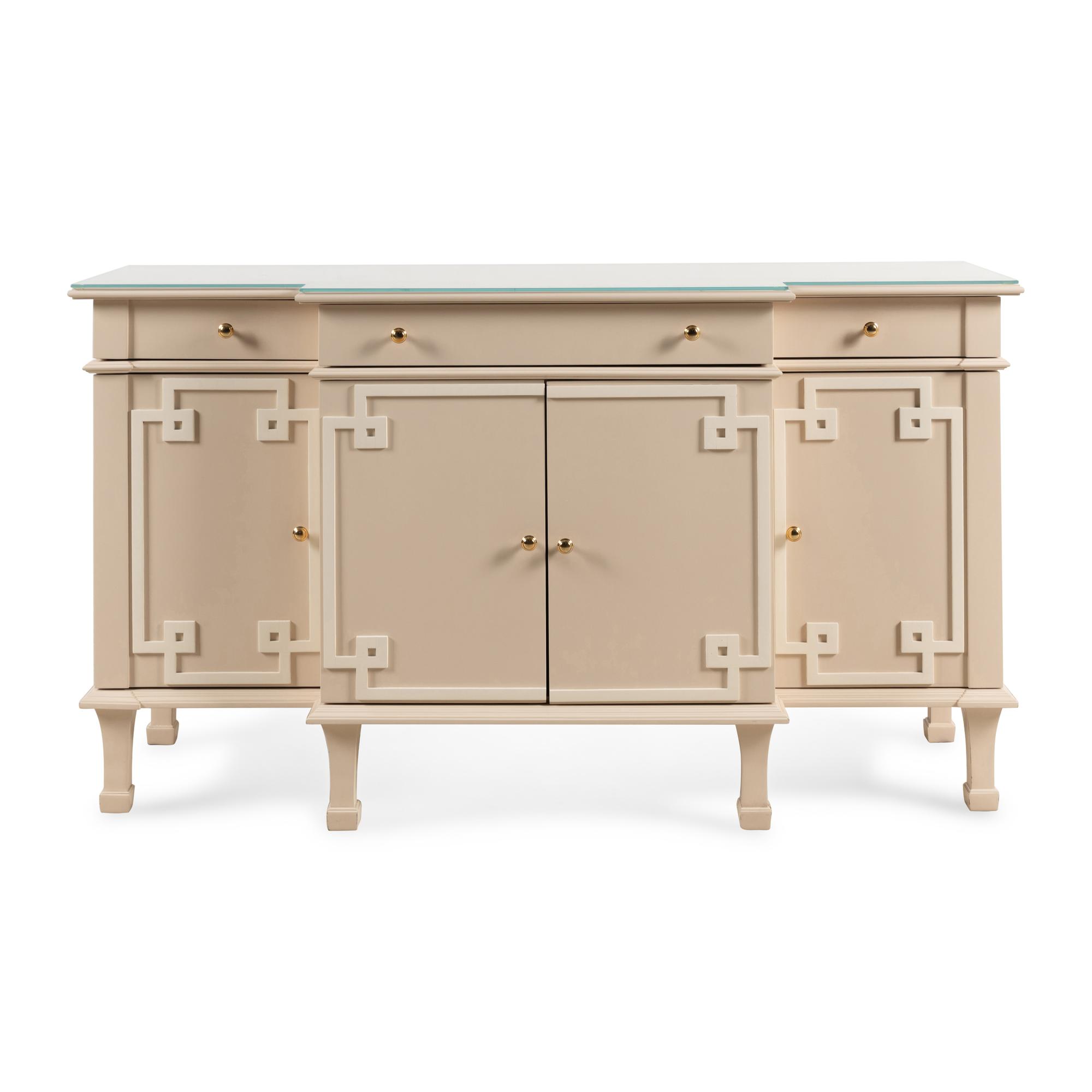 A Contemporary Painted Console Cabinet