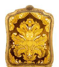 A Pair of Italian Louis XV Style Giltwood Side Chairs