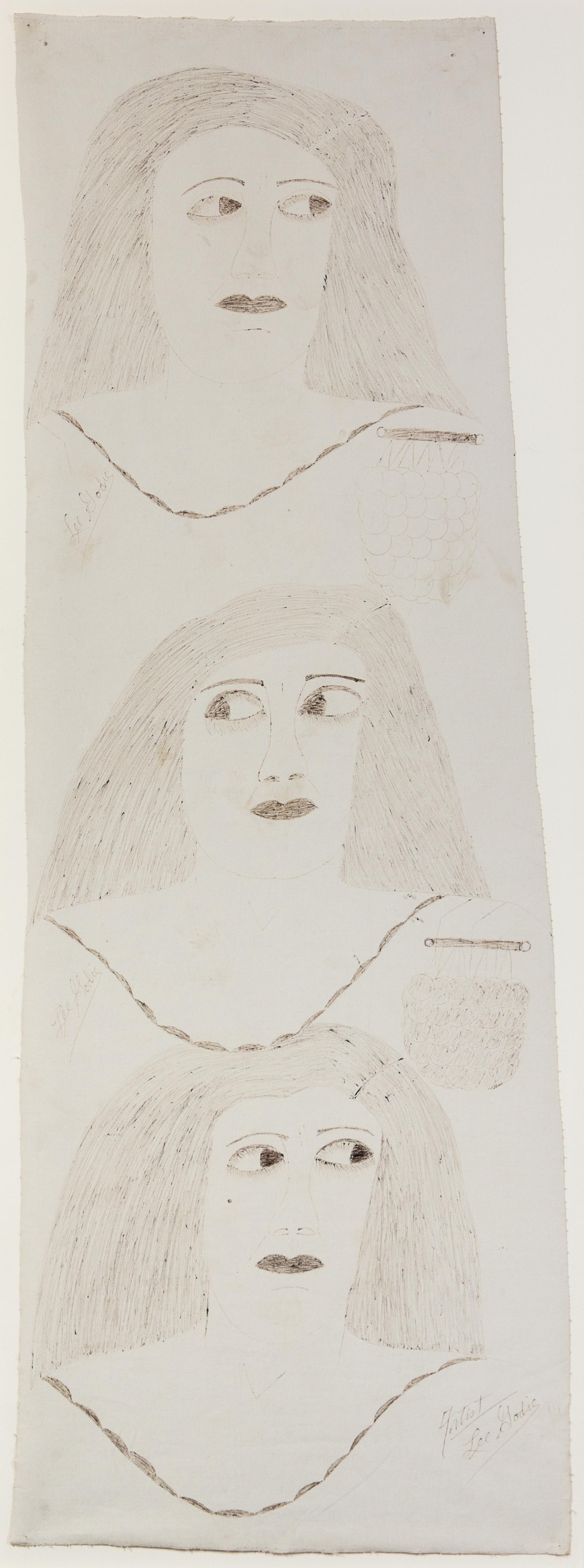 Lee Godie, (American, 1908-1994), Untitled