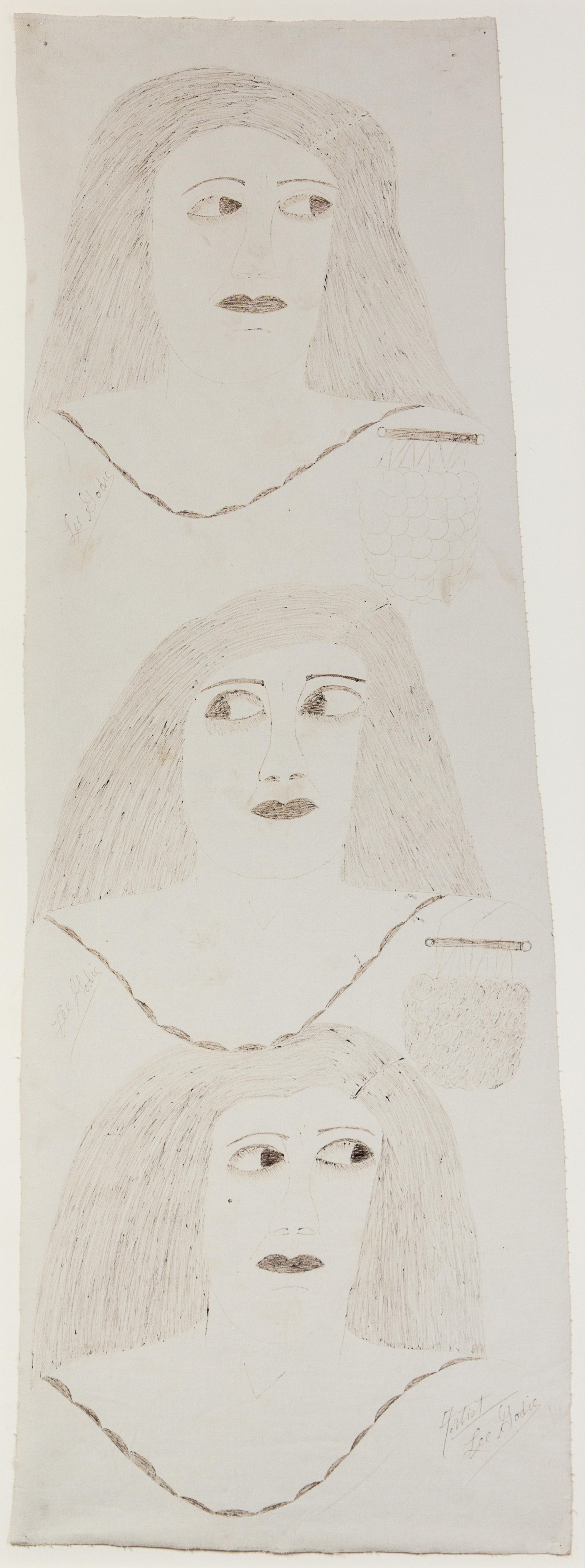 Lee Godie, (American, 1908-1994), Untitled