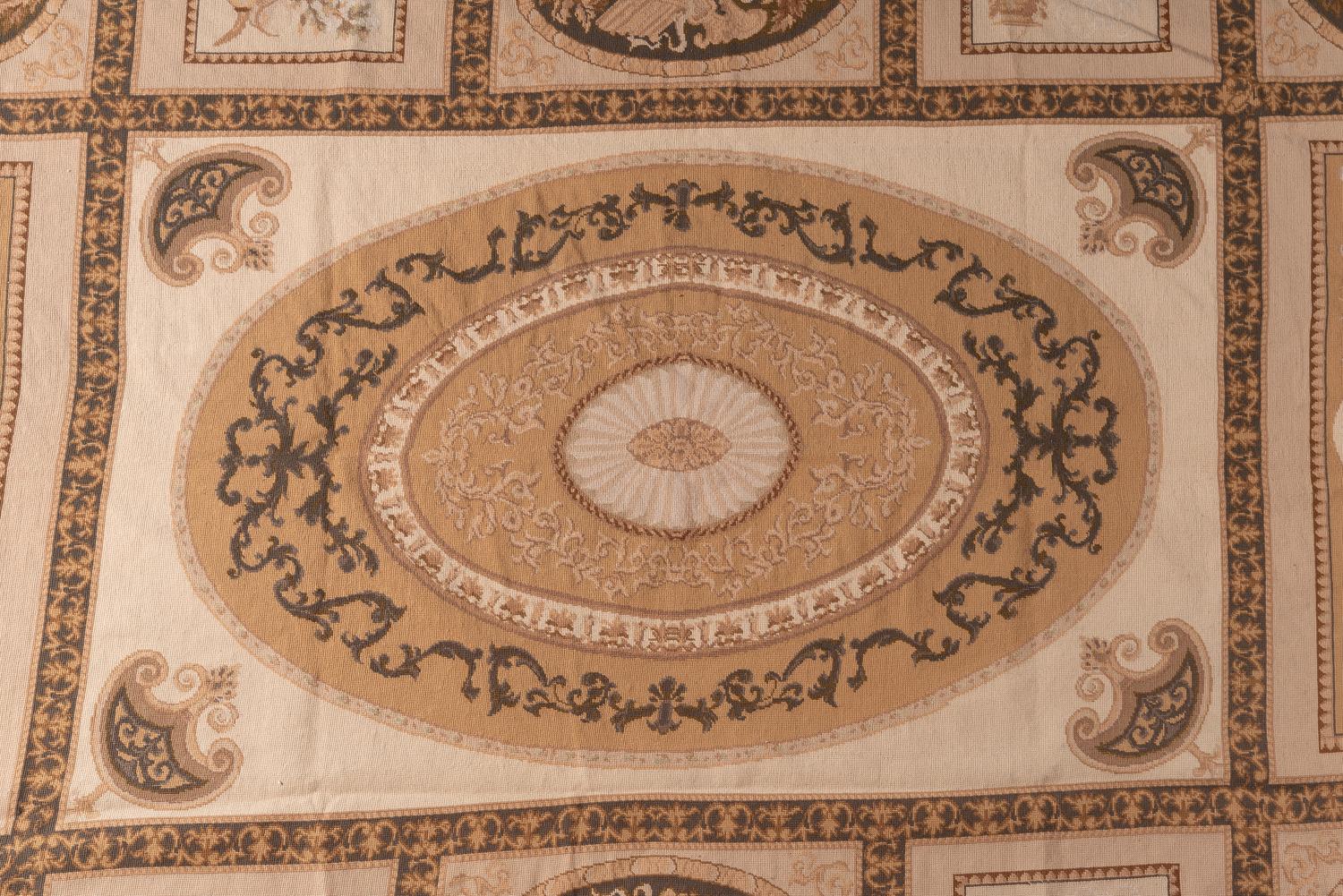 An Aubusson Style Wool Rug