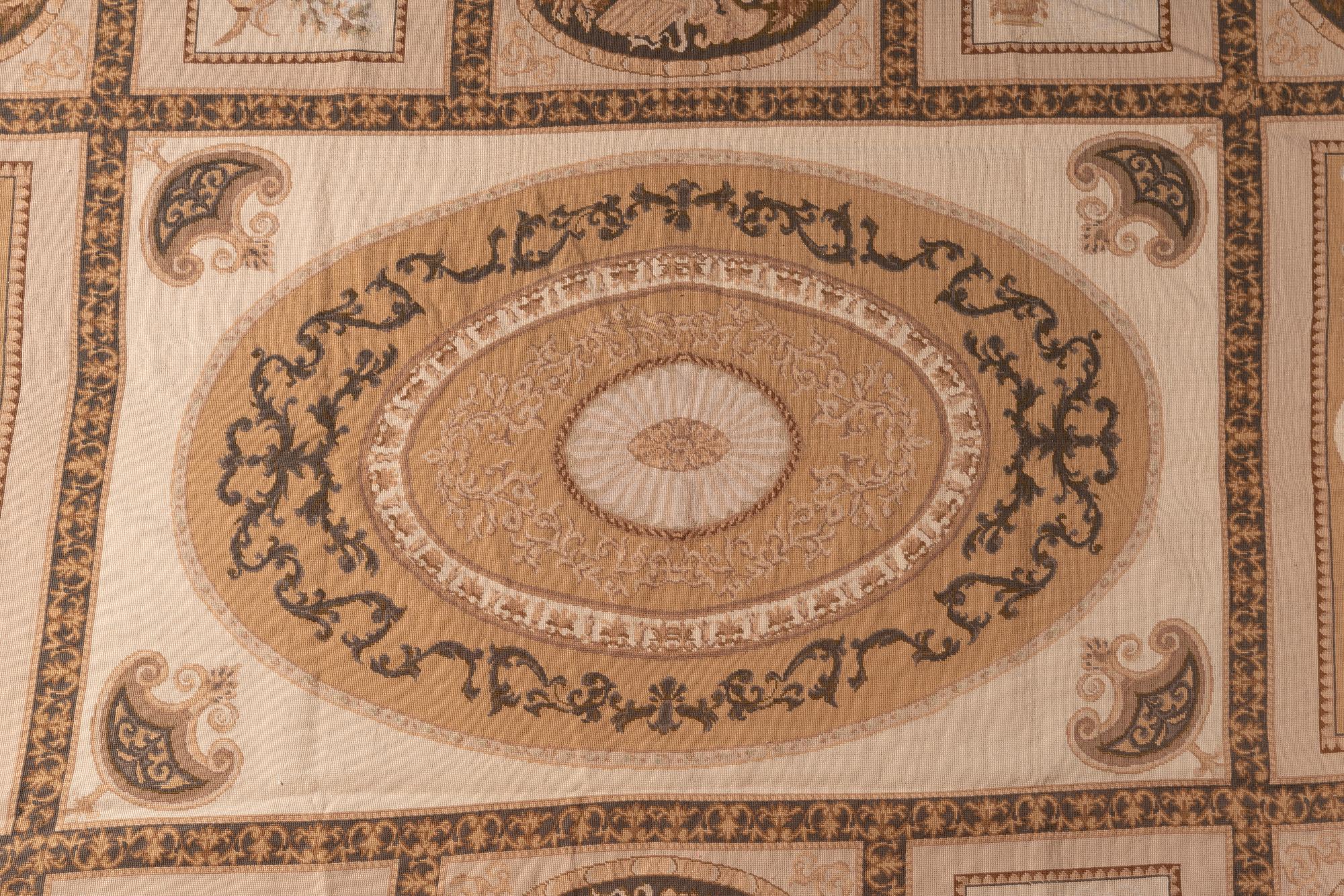 An Aubusson Style Wool Rug