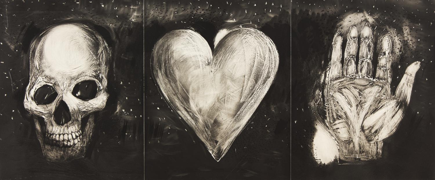 Jim Dine (American, b. 1935) — The Channel, A Heart, My Hand , 1986