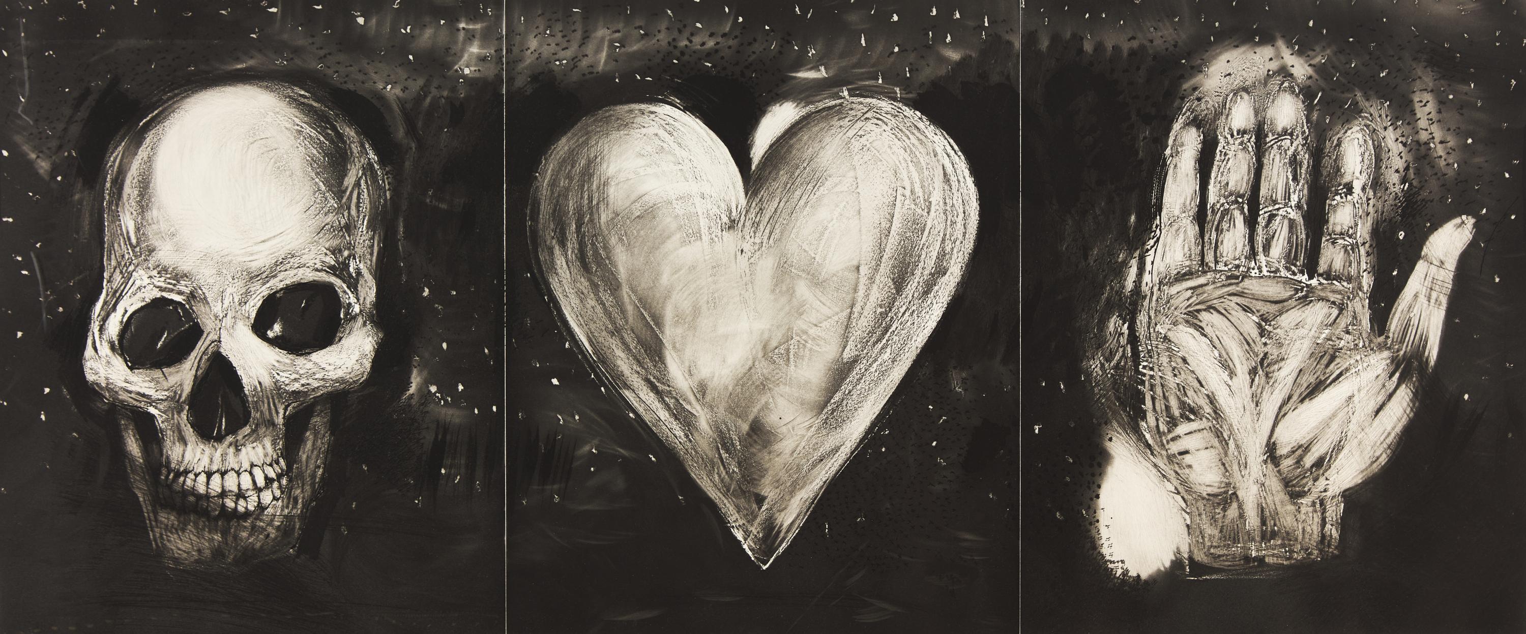Jim Dine (American, b. 1935) — The Channel, A Heart, My Hand , 1986